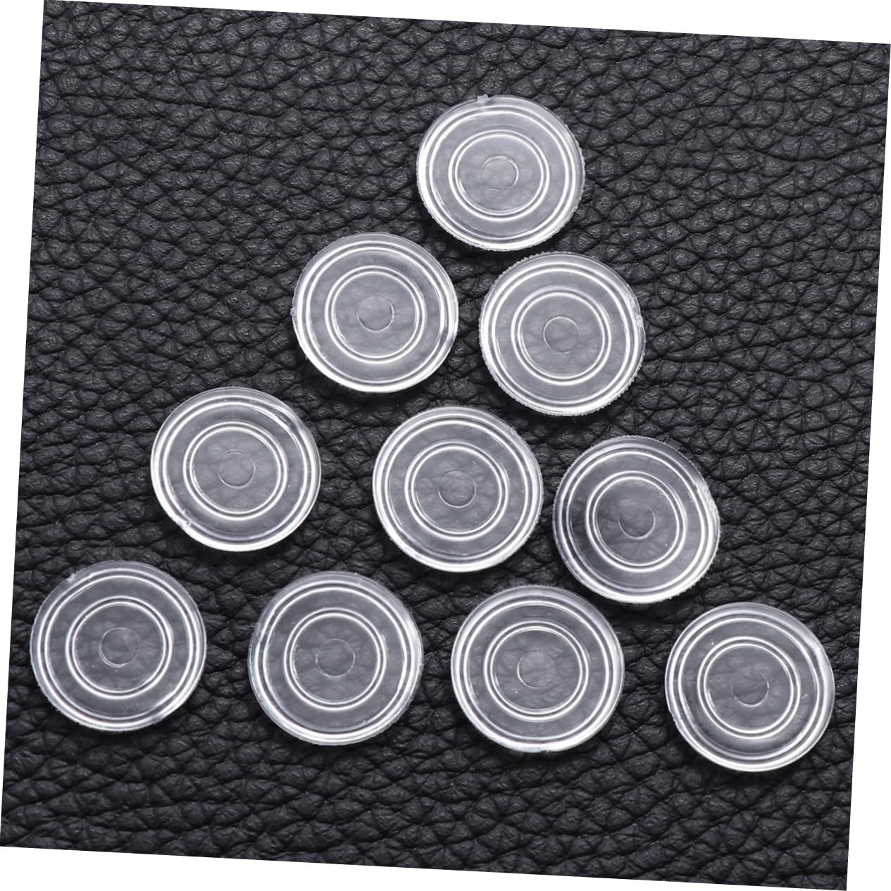 20pcs Small Clear Anti-Slip Furniture Pads for Chair and Table Legs Non-Noise Rubber Floor Protectors for Glass and More