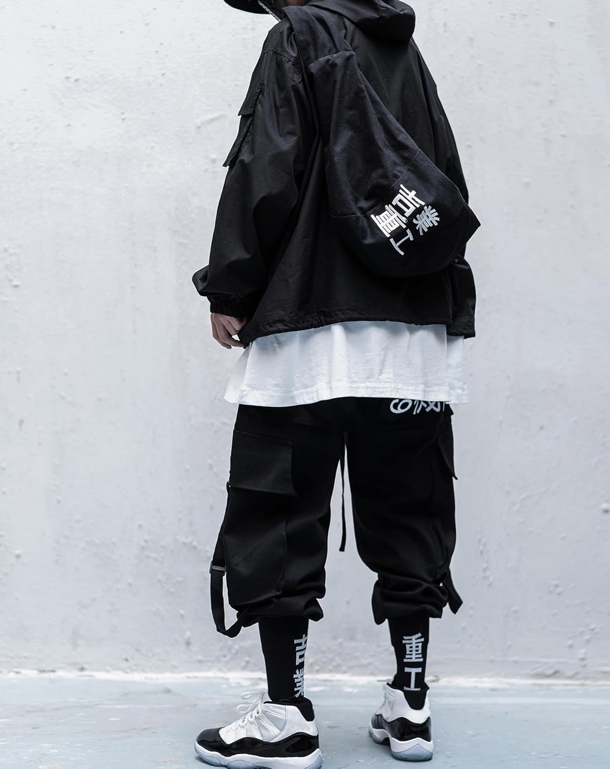 Niepce Inc Japanese Streetwear Techwear Cargo Pants for Men with Straps - Image 5
