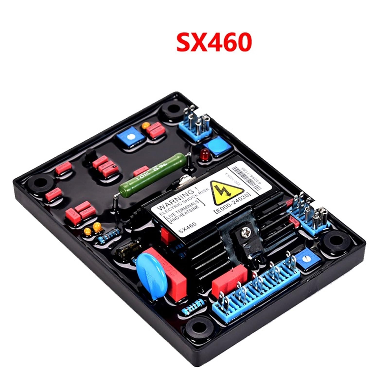 Automatyczny regulator napięcia SX460 zapewnia panel sterowania z automatycznym regulatorem napięcia do komponentów bezszczotkowych zestawów prądotwórczych z silnikiem wysokoprężnym (regularny