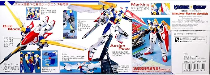Bandai Hobby Wing Gundam Ver. EW MG Action Figure Kit miniatura 2
