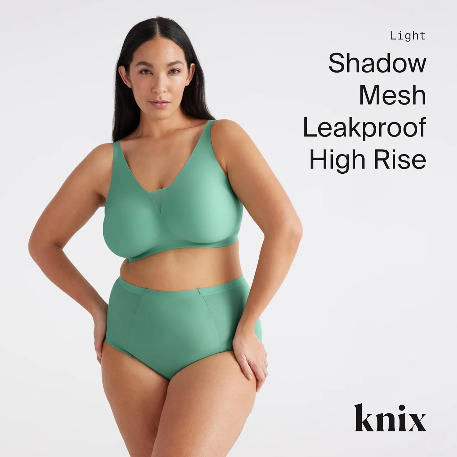 Light Leakproof No-Show Mesh High Rise - Image 3