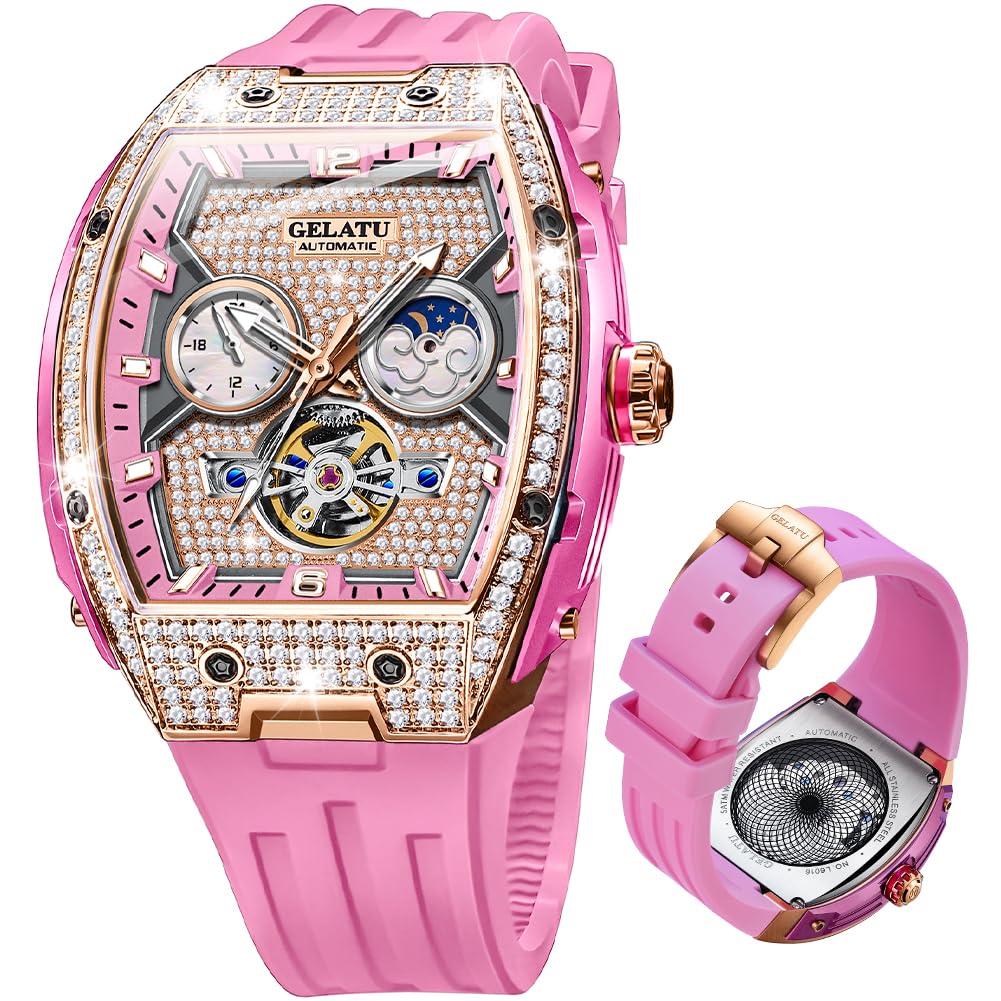 OLEVS Rose Gold Diamond Watch