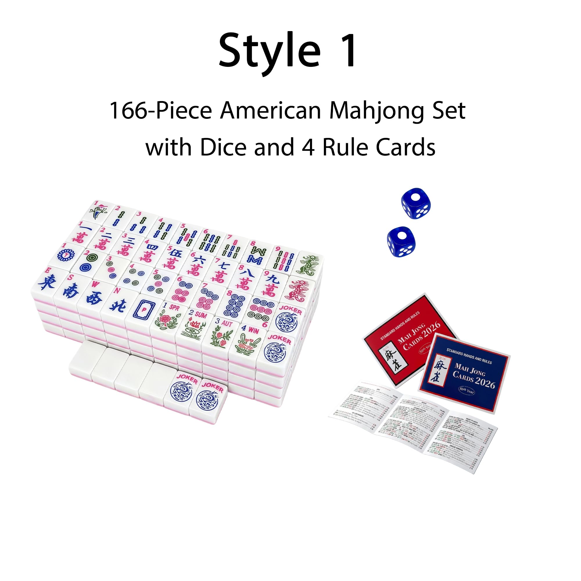 Juego de mahjong americano portátil con mesa | Viajes y uso al aire libre, divertido regalo social para parque y picnic