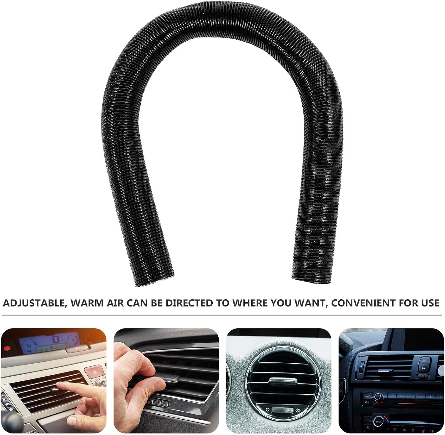Flexible Plastic Foil Heater Air Vent Duct Hose with High Toughness and Elasticity for Automotive Air Conditioner
