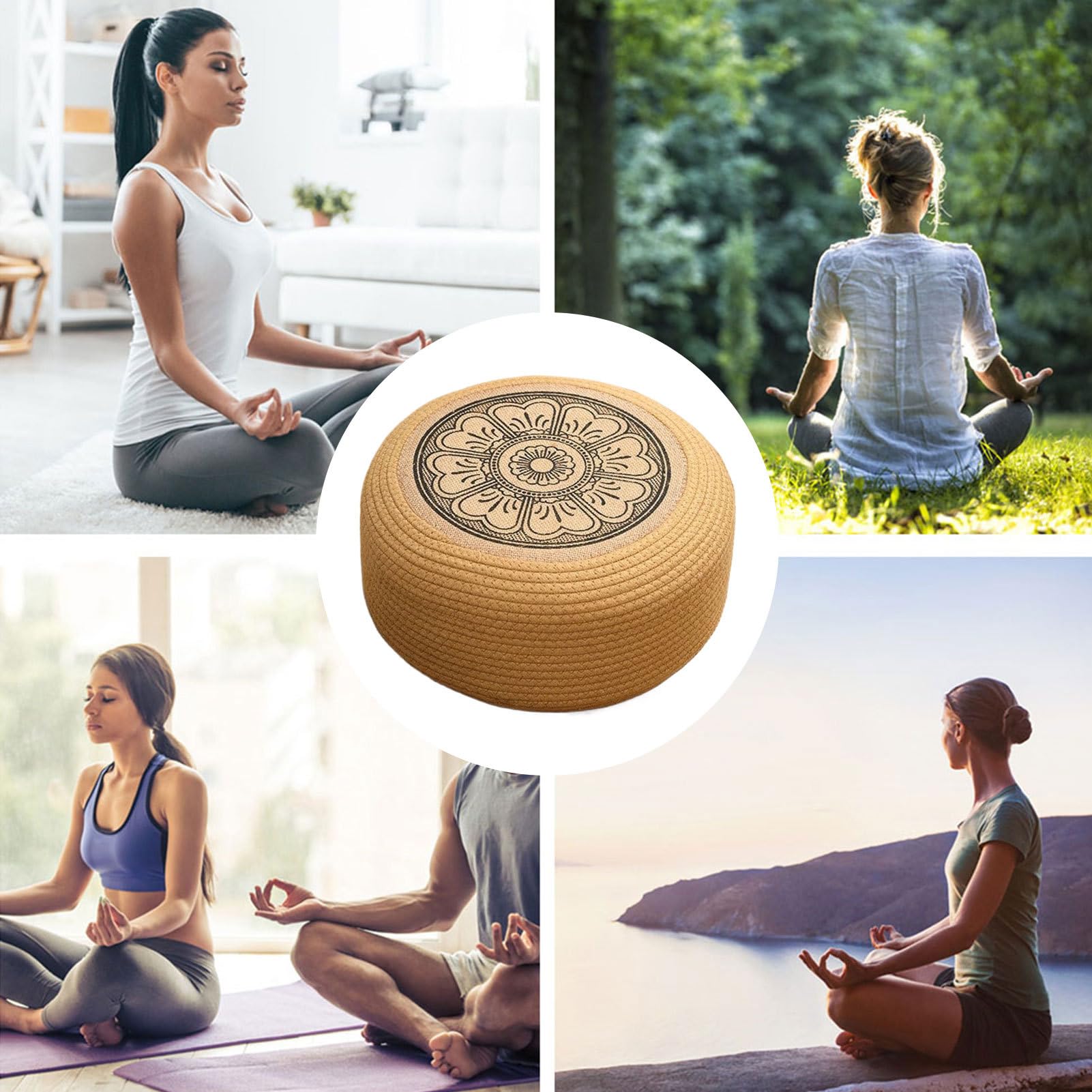 Pouf Ottoman Esterno Impermeabile Ottoman E Poggiapiedi Per Esterno | Seduta Bassa per Giardino Terrazza Piscina Spazi Living Deck e Ambienti Costieri