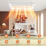 Peviasot Chauffage infrarouge 770 W, plafonnier LED, Wifi/App, télécommande - 7