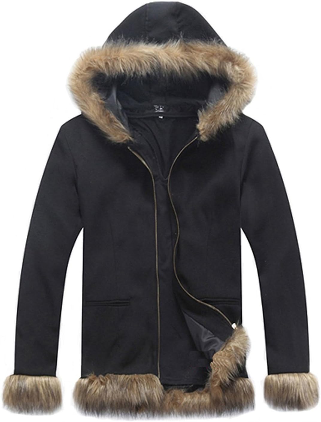 Ainiel Men's Anime Cosplay Costume Long Sleeve Hooded Coat