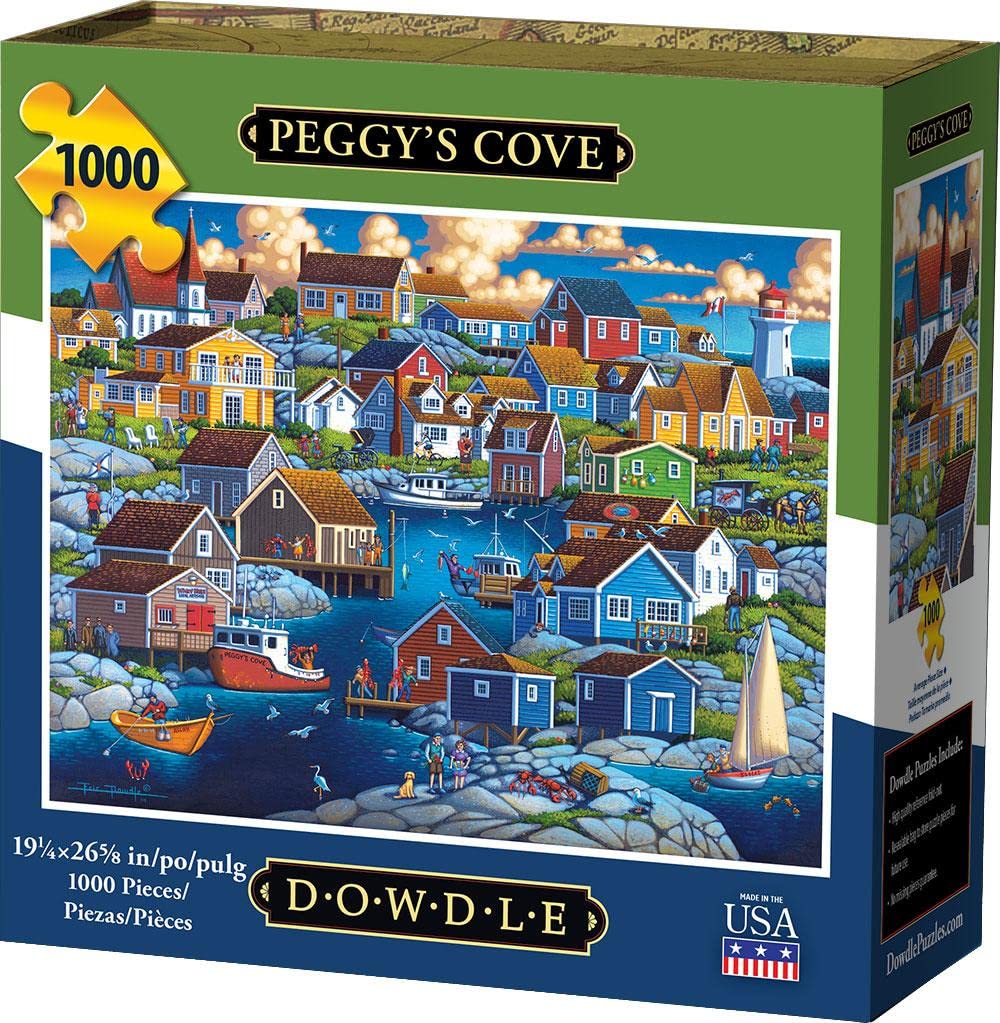 Dowdle Folk Art Peggy's Cove Puzzle (1000 Piece)