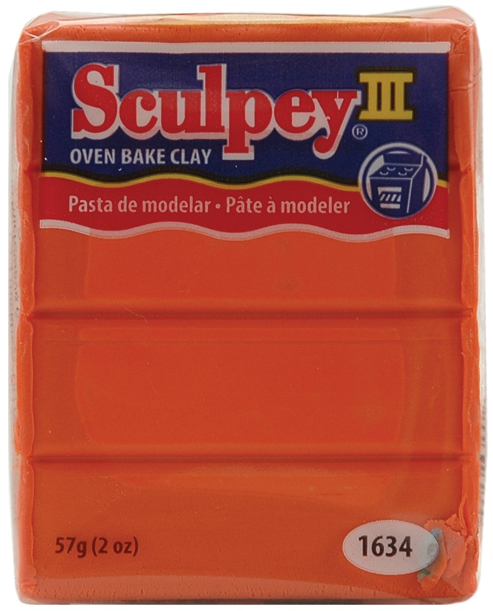 Sculpey Orange Iii Polymer Clay 2Oz Just