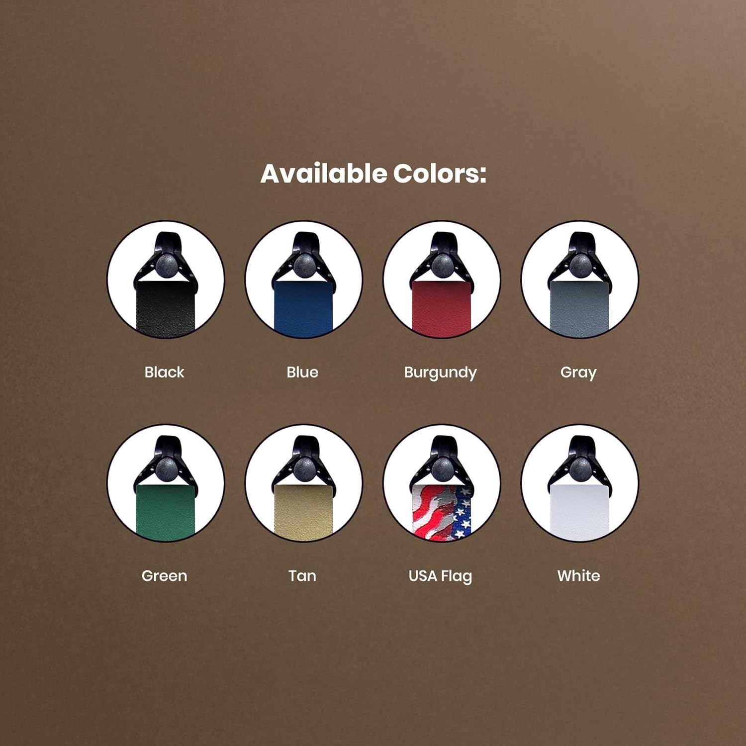 Holdup 1 1/2" wide Classic Series Suspenders for Men with Patented Gripper Clasp - Image 3