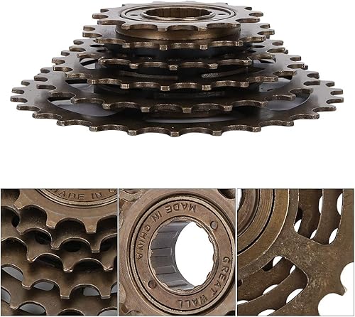 Miniatura 2 de Juego de rueda libre, ciclo rueda libre ciclo rueda libre piñón casete 6 velocidades 14T 28T reemplazo montaña ciclo accesorios rueda libre 7