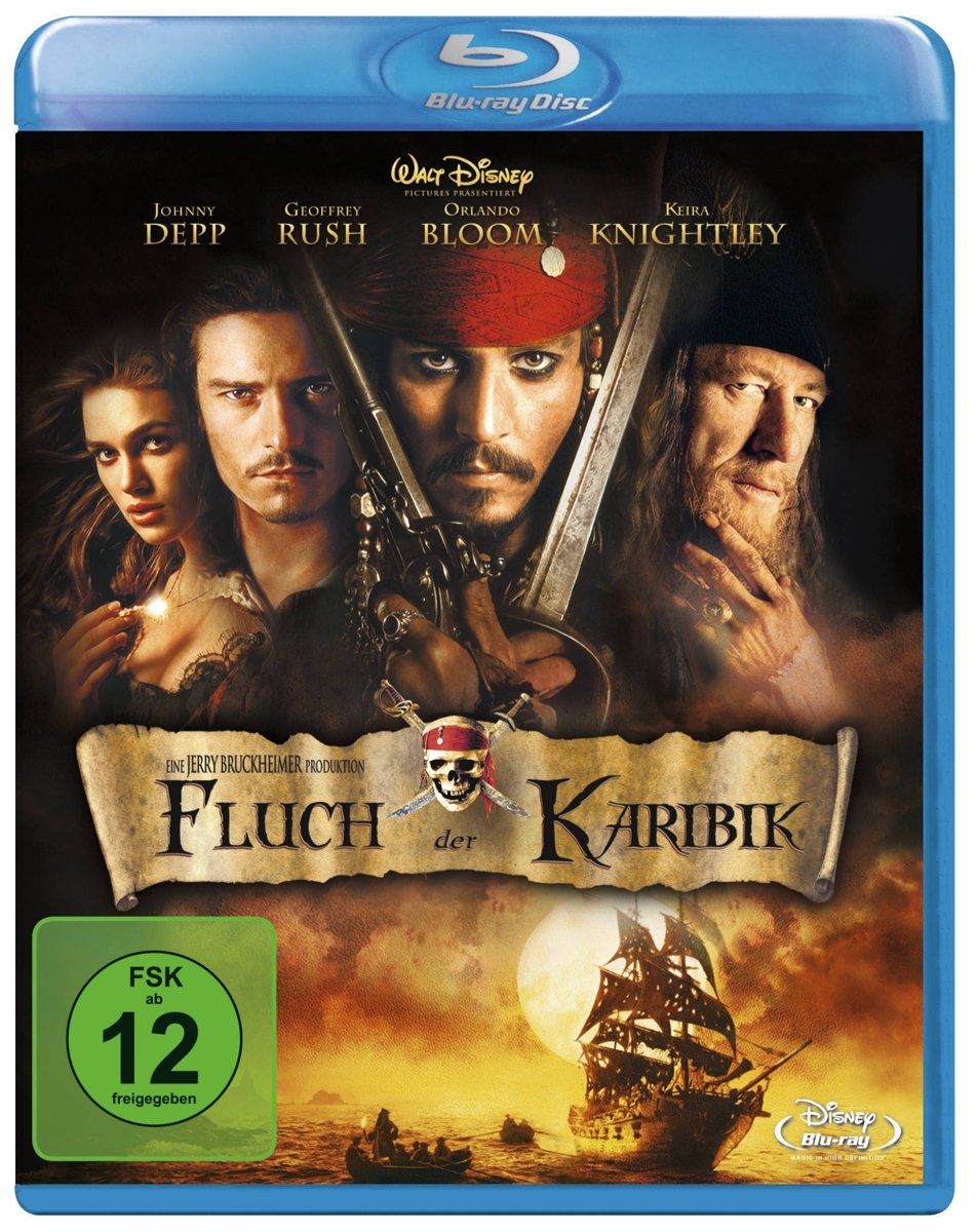 FLUCH DER KARIBIK (BLU-RAY) - [2003] [Region A & B & C]