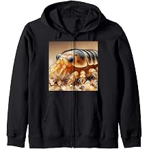 Really Like Sand Fleas Emerita Sand Fiddler Sand Crab Beach Zip Hoodie