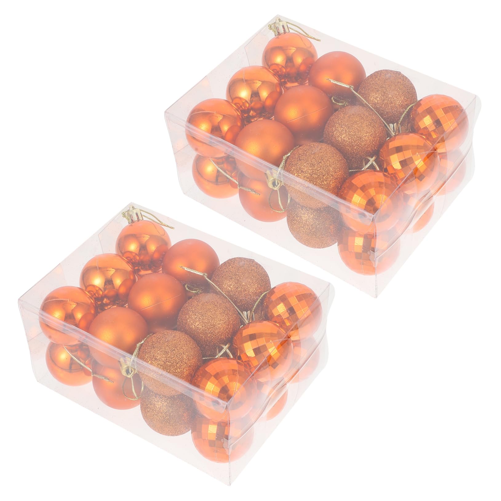 Boules de Noël chic lot de 48 suspensions premium pour décoration de sapin