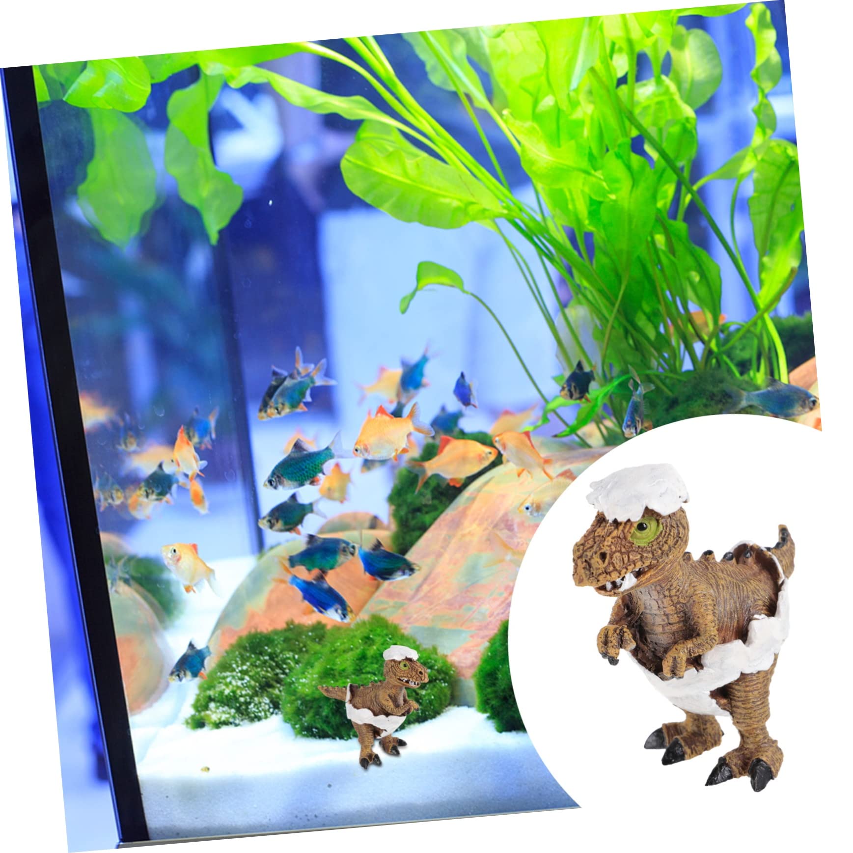 Angoily Lot De 3 Crânes De Dinosaures Flexibles pour Aquarium Décoration De Paysage Dinosaure Artificiel pour Cage À Reptiles