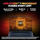 HP Smartchoice Victus, AMD Ryzen 7 7445HS 4GB NVIDIA GeForce RTX 2050 - (16 GB/512 GB SSD/Windows 11 Home) FHD,144Hz, 300 nits,15.6'', M365* Office24, Blue, 2.29kg,15-fb3122AX/23ax Gaming Laptop gallery image