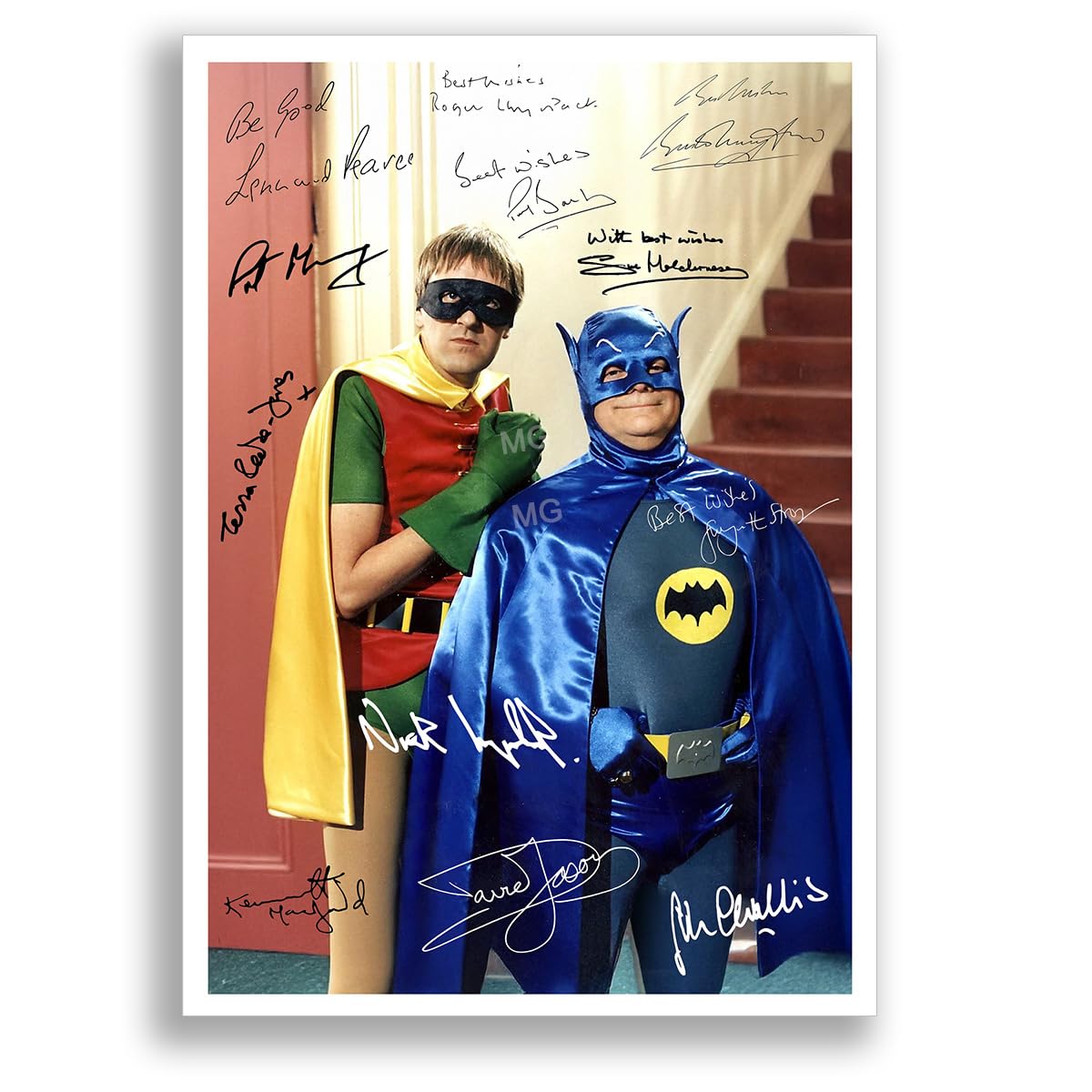 Mounted Gifts Trading Only Fools and Horses Cast Signed Autograph A4 Poster Photo Print Photograph Picture TV Show Series Gift David Jason Nicholas Lyndhurst (Only Fools and Horses, A3 Poster Only)