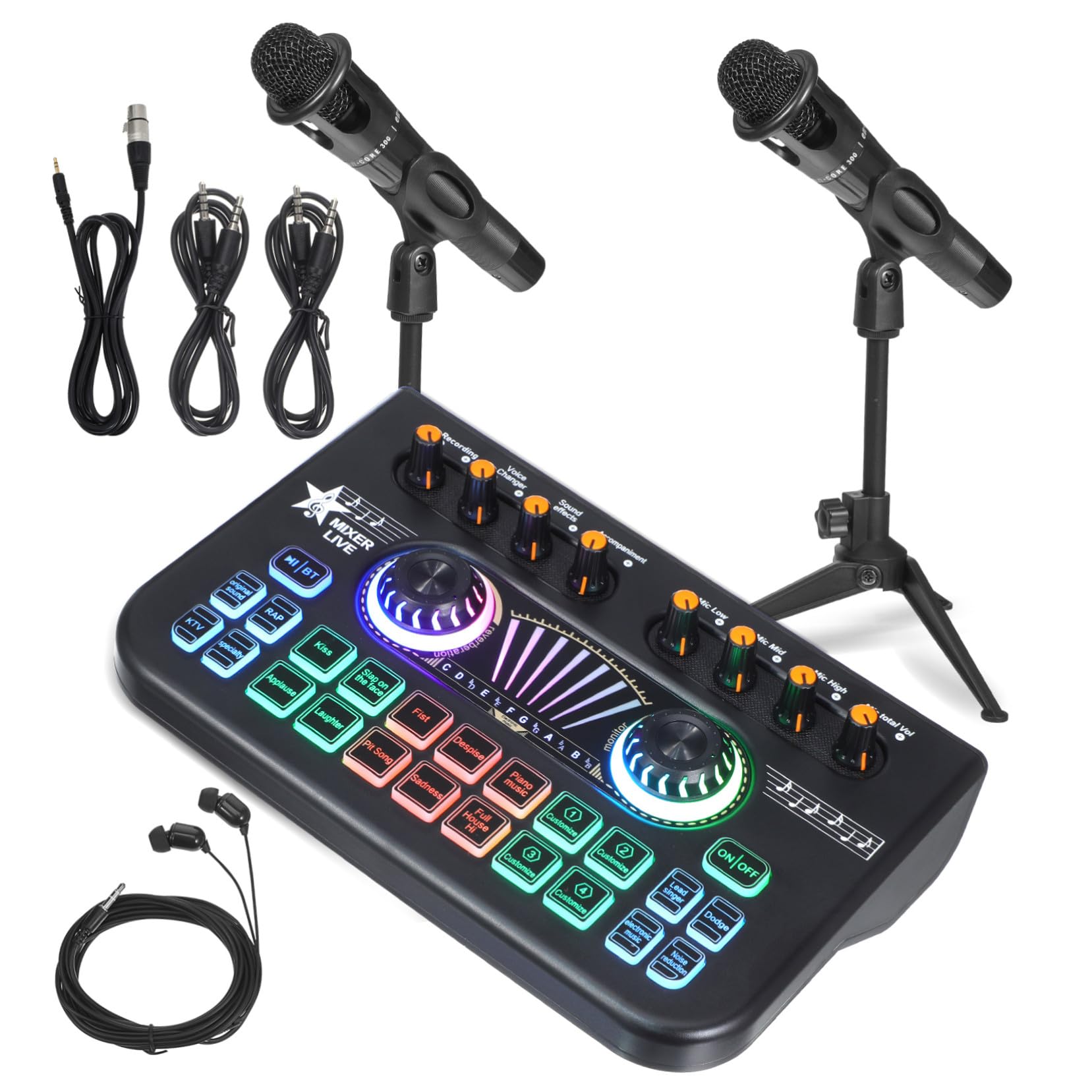 Pack D'enregistrement de Podcast E300 avec Table de Mixage X3