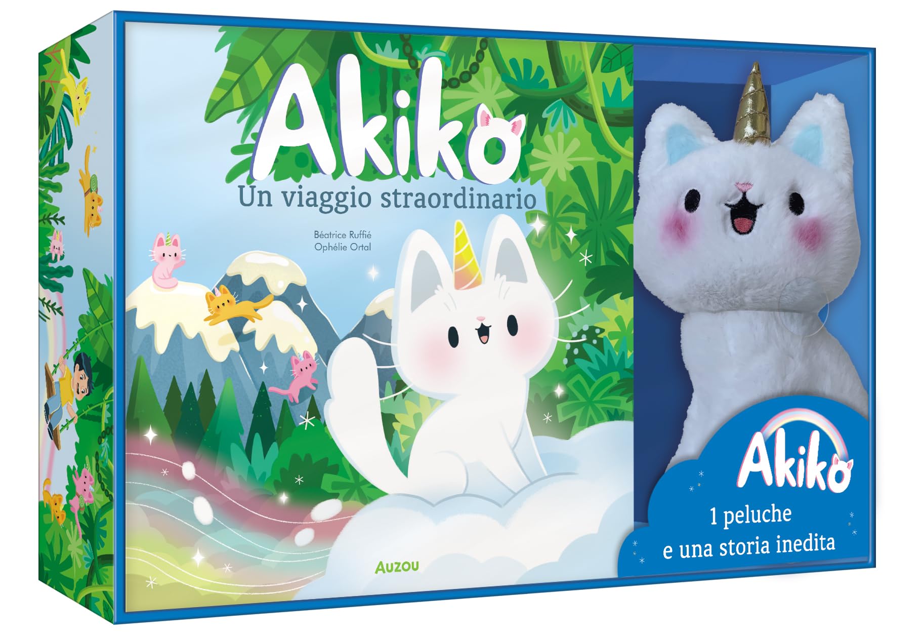 Akiko. Un viaggio straordinario. Ediz. a colori. Con peluche