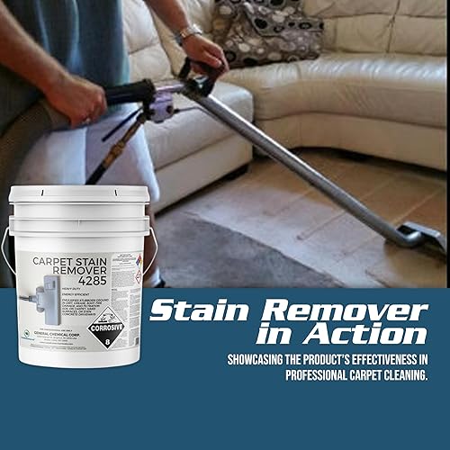 Miniatura 6 de CarpetGeneral Desengrasante profesional de alfombras 4285 - Líquido de limpieza resistente para alfombras impecables, producto de limpieza