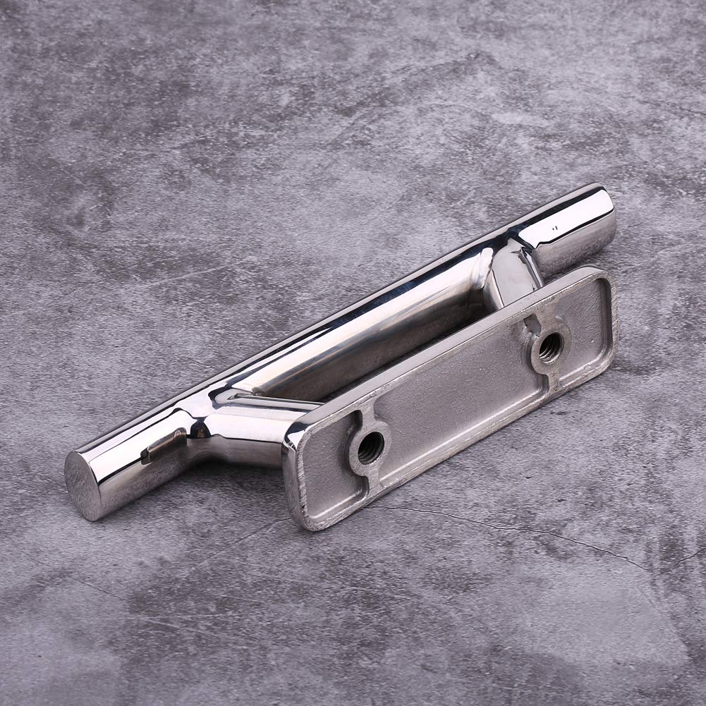 Keenso Boot Klampen, 8 Zoll 316 Edelstahl Bootsklampe Festmacher Klampe für Marine Yacht 20 * 3,5 * 5,3 cm