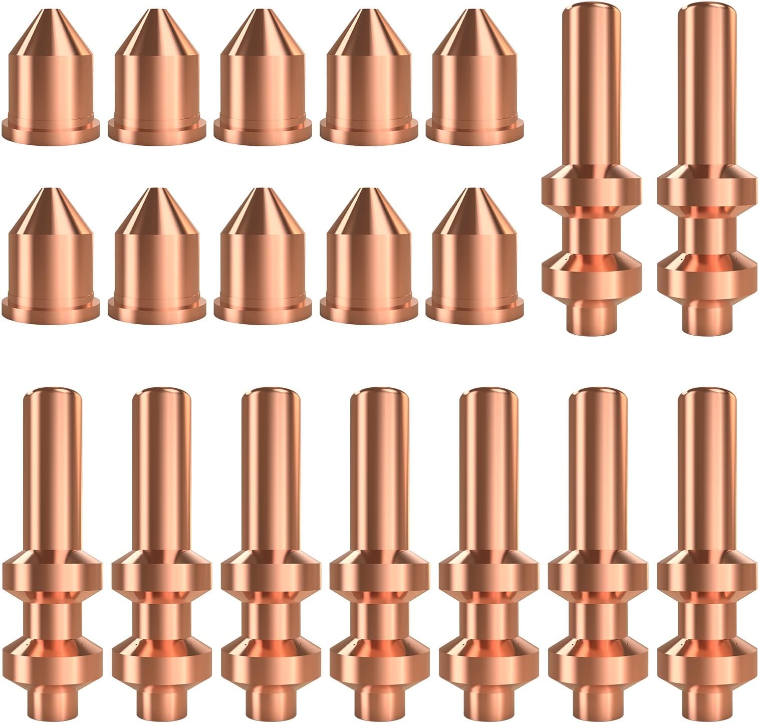 20 Pcs Electrode 256026 Tip 249929 for Miller Spectrum 875 Auto-Line Cutter XT60, Plasma Cutting XT60 Torch Consumables Electrode