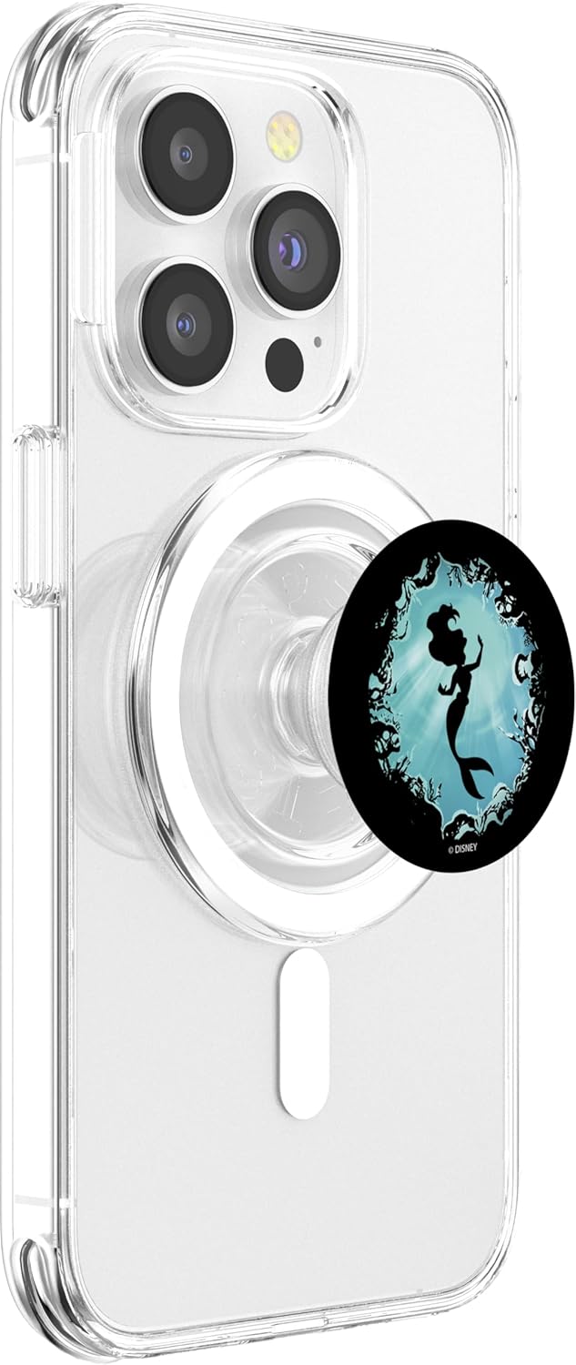 Disney Little Mermaid Ariels Silouhette Underwater PopSockets PopGrip for MagSafe