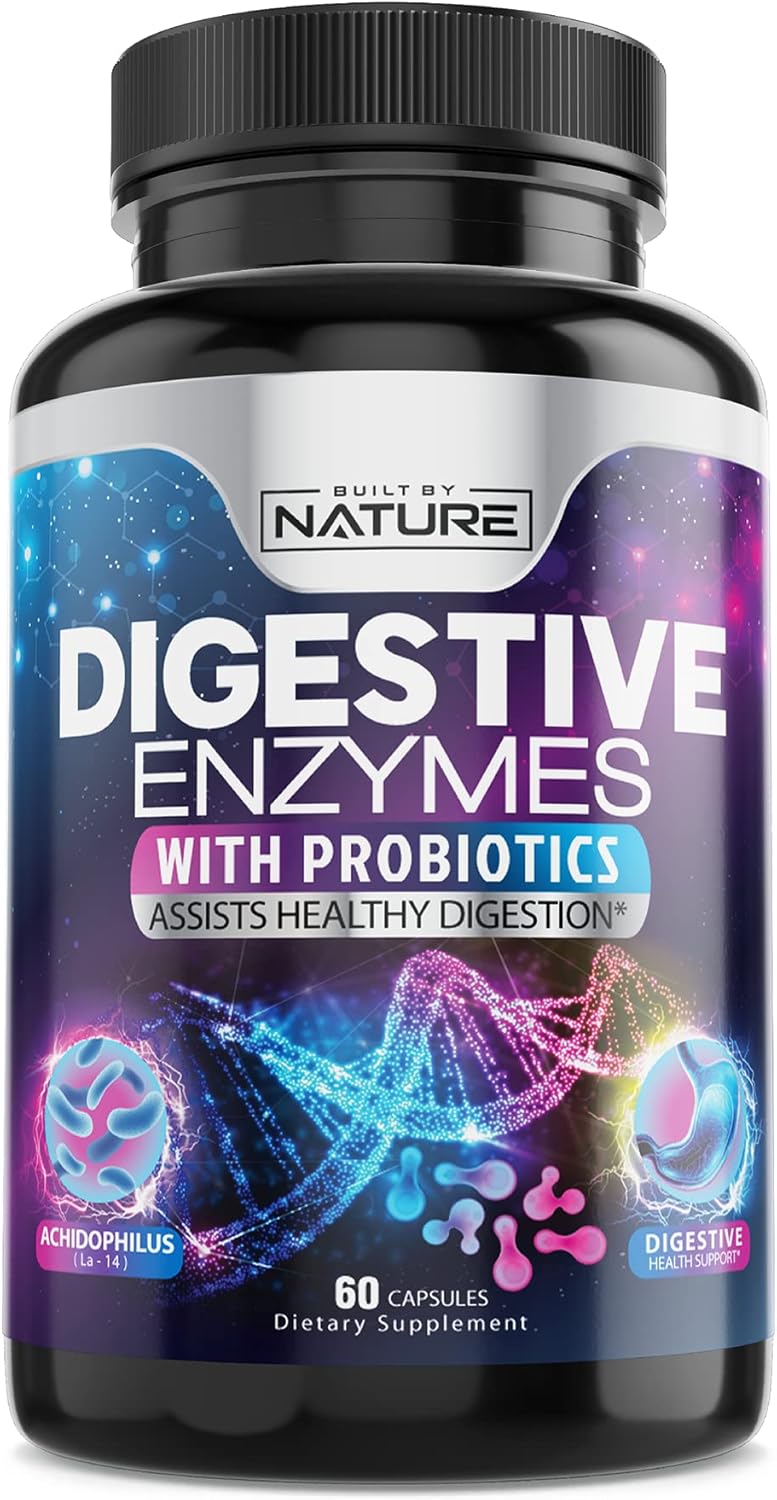 Digestive Enzymes with Probiotics for Optimal Gut Health Relief from
