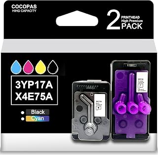 High Capacity 3YP17A X4E75A Printhead Replacement for HP Smart Tank 660 670 700 6000 6001 7000 7001 7300 7301 7600 7602 Series Printers Replacement with 6001 Remanufactured Printhead