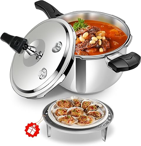 Olla a presión de acero inoxidable ollas de presión para cocinar estufas pequeñas ollas a presión 3qt olla de presion olla de presion olla olla de