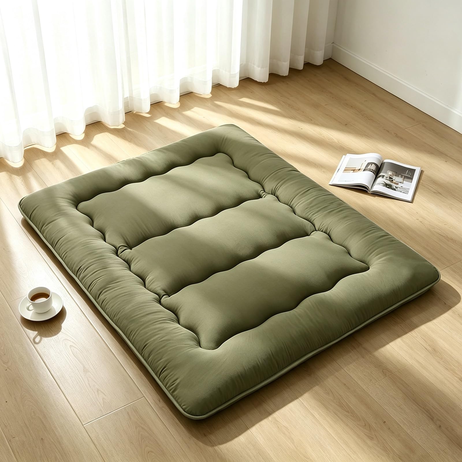 Colchón de Futón Japonés, Tatami Plegable for Adultos