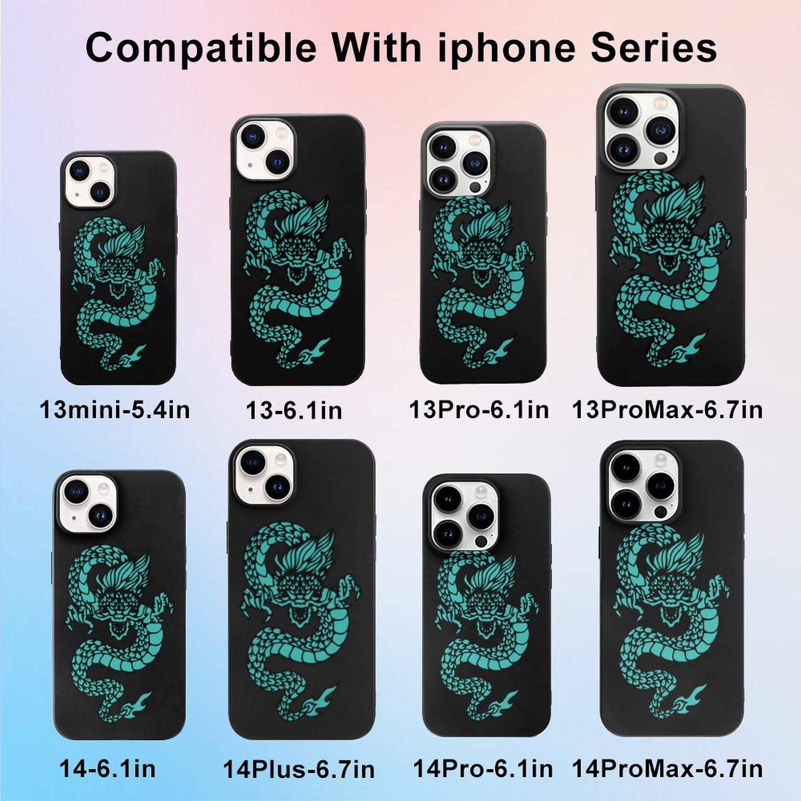 Amazon.co.jp: iPhone13 Pro ケース ドラゴン 龍 神龍 【全機種対応