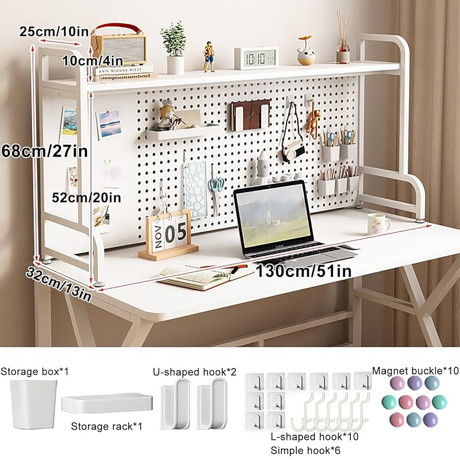 パソコンデスク、本棚2セット Amazon.co.jp: デスク 収納、拡張デスクラック、コンピューター