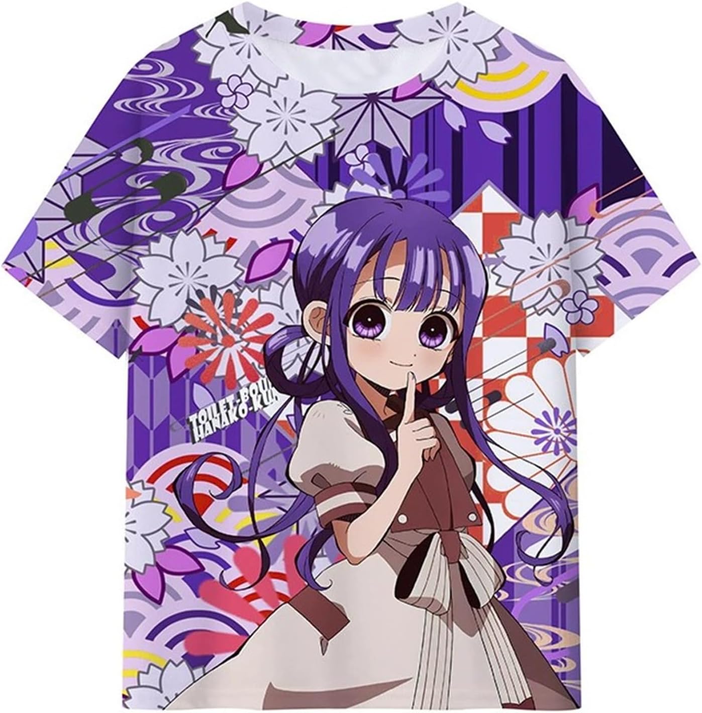 ISaikoy Anime Toilet Bound Hanako Kun T-Shirt Crewneck Short Sleeve Cosplay Tee Shirt