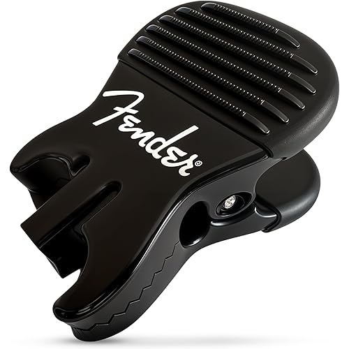 FENDER Patented Callus Builder & Finger Strengthener – Resistance Finger Exerciser for Guitar, Bass & Violin – Guitar Finger Trainer & Grip Strength Tool – Ideal Guitar & Bass Accessories (Tensions: RED=8-Lbs; BLACK=15-Lbs)