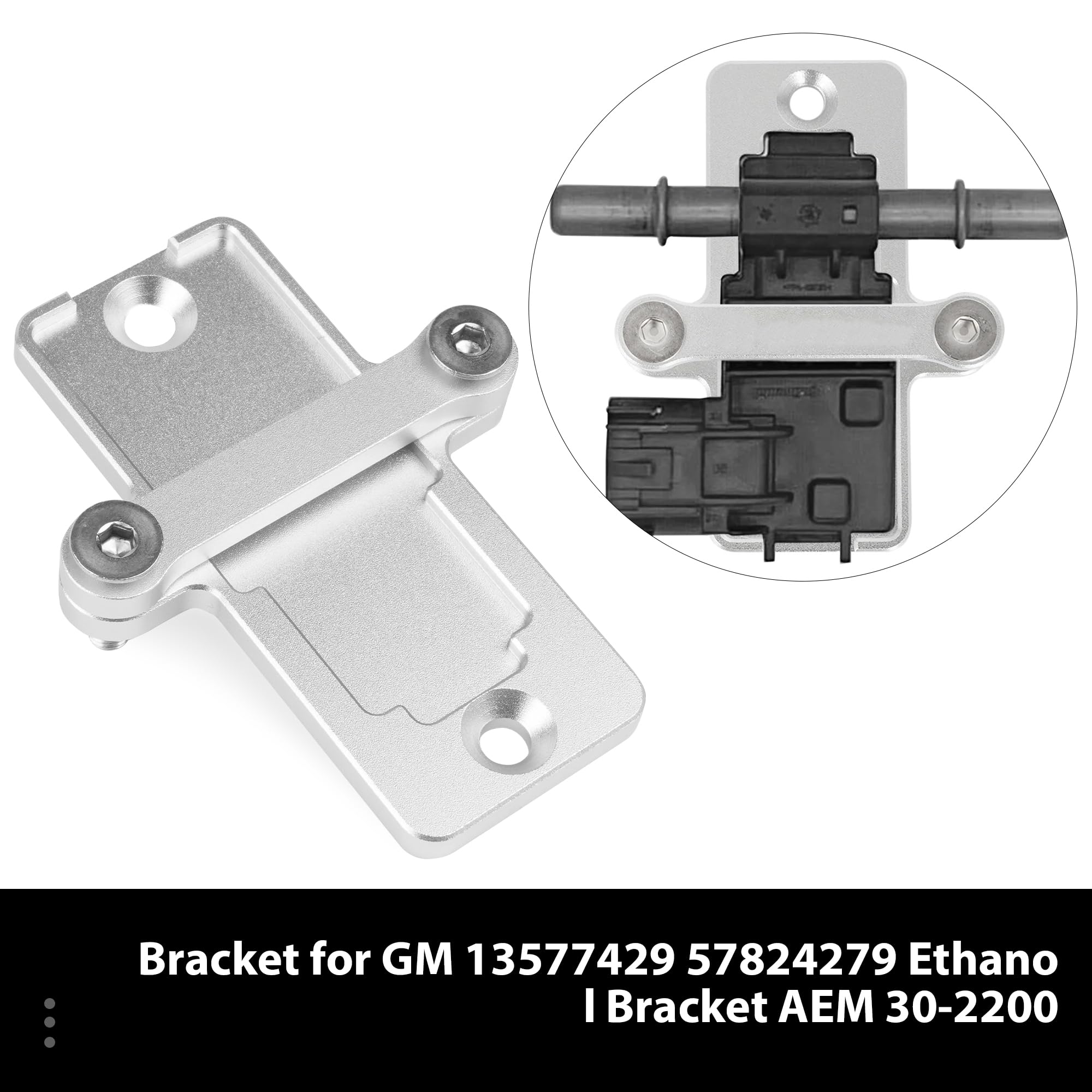 Supporto Flex Fuel In Alluminio 6061 Per GM | Staffa Sensore Carburante | Fissaggio Semplice