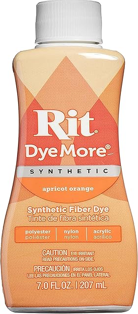 Rit Dye 155867 Synthetic 7oz-Apricot Orange, Other, Multicoloured, 207 ml (Pack of 1)
