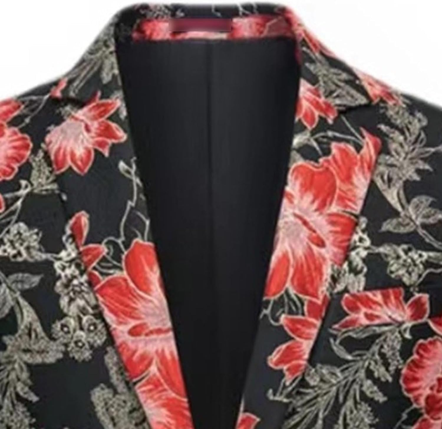 Flower Printed Shawl Lapel Tuxedo for Men Floral Wedding Dinner Blazer Pants Slim Luxury Prom Dress Tuxedo Suits