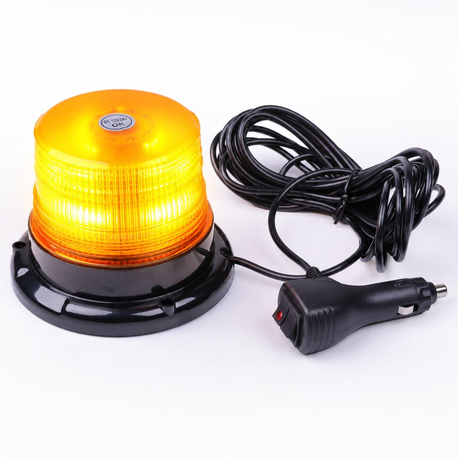 Amazon.co.jp: 【改善型】 パトランプ 車用 回転灯 LED シガーソケット