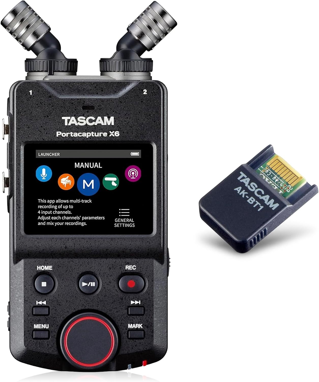 TASCAM Portacapture X6 and Bluetooth Adapter Bundle
