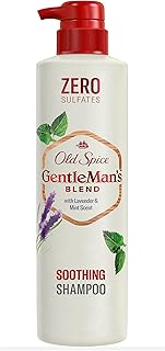 Caseeto Old Spice Gentleman’s Blend Soothing Men's Shampoo with Lavender & Mint Scent, 14.8oz 440mL Red,White,Green 1