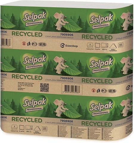 Selpak Professional Recycled Z-Katlı Dispenser Havlu
