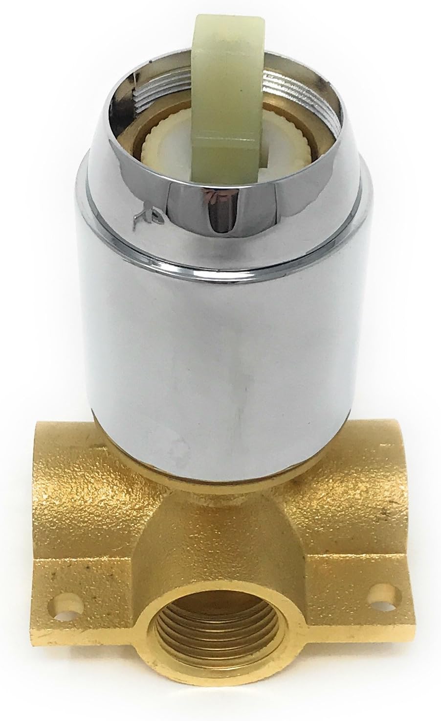 Smaller Shower Mixer Chrome and Brass Plated [07-312]