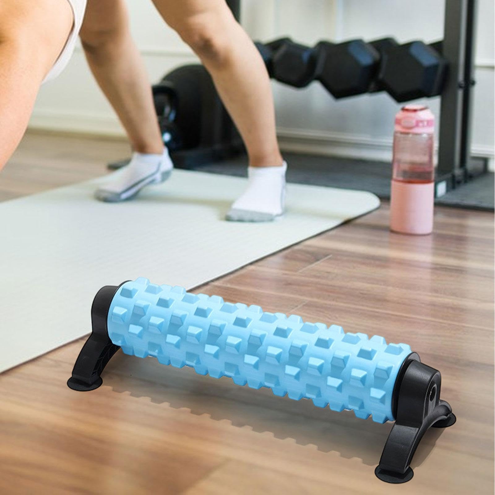 Rodillo de Masaje de Espuma EVA con Soporte, Masajeador de Cuerpo Completo para Estiramiento de Brazos Y Ejercicios Deportivos.