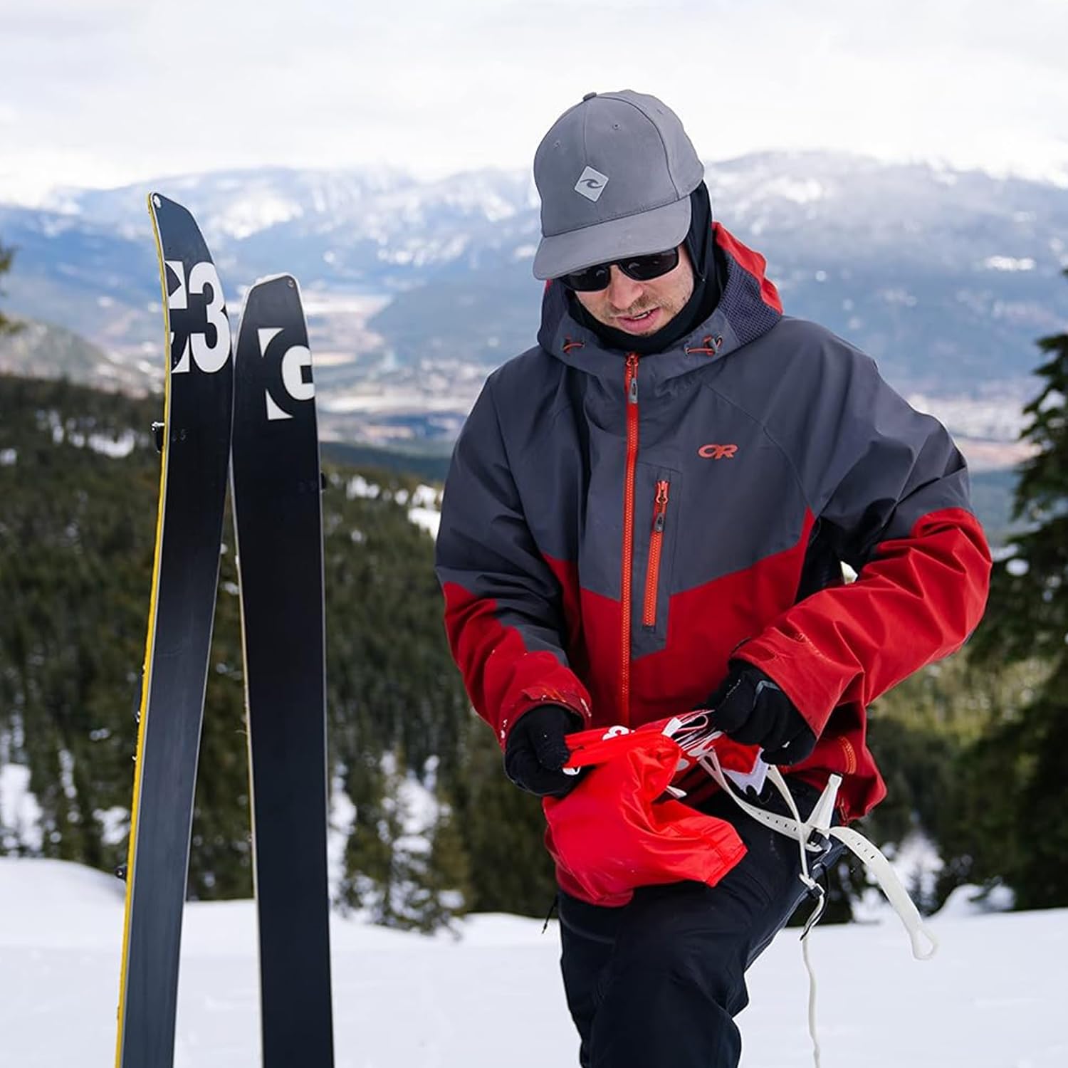 G3 GENUINE GUIDE GEAR Splitboard+ Universal Climbing Skins, Skins Backcountry Splitboard, Grip universale per tutte le condizioni di neve, Made in Canada, 2022