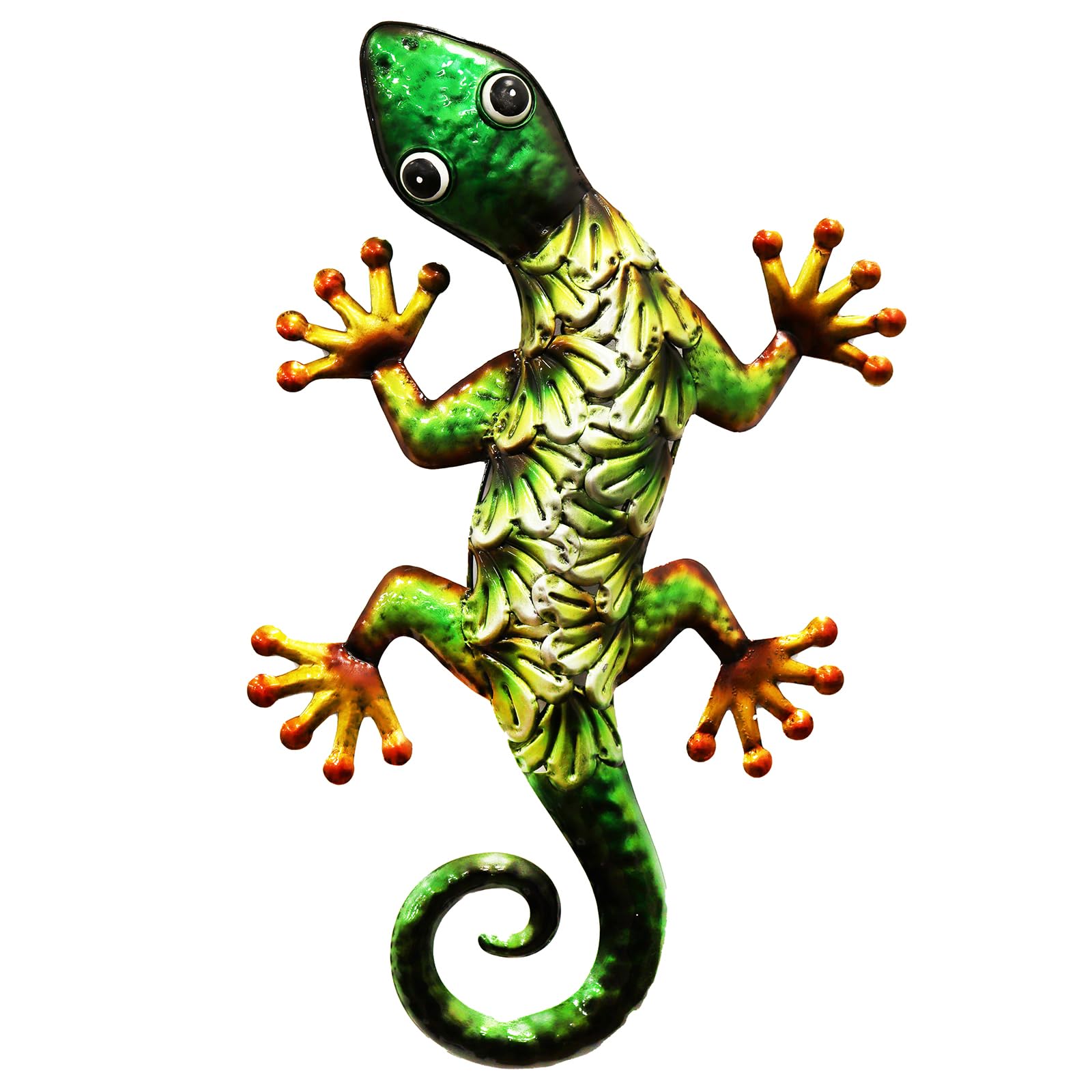 Primus No.PA7000 Metallic Green Gecko Wall Art