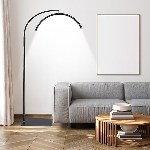 Miniatura 16 de Luz de pestañas de media luna para extensiones de pestañas y esteticistas, lámpara de pestañas LED regulable, luz de luna sin sombras para Grande