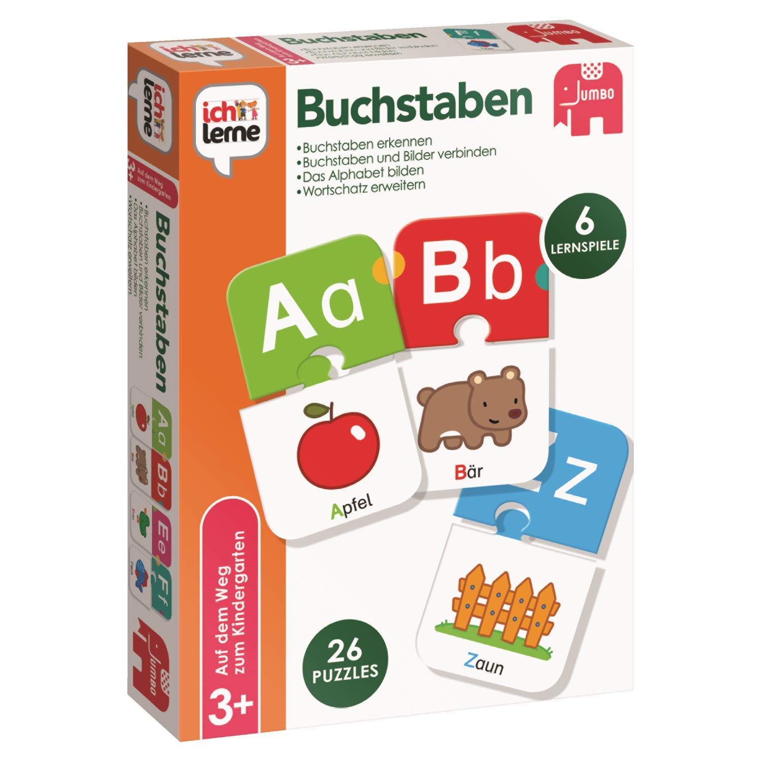 I learn Buchstaben Preescolar Niño/niña - Juegos educativos (Multicolor, Preescolar, Niño/niña, 3 año(s), Alemán, Países Bajos)