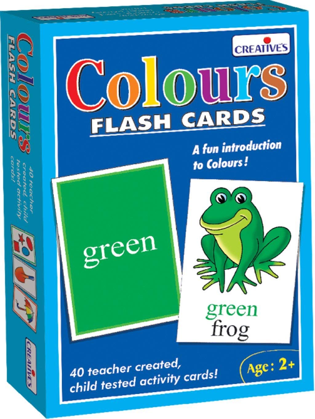 Buy Creative's Colours Flash Cards (MultiColor, 40 Pieces) Online at
