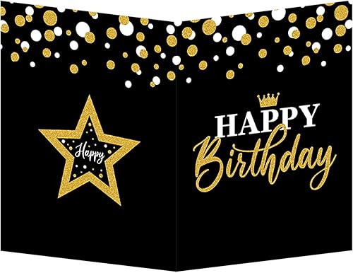 Miniatura 4 de party greeting Tarjeta de cumpleaños gigante, libro de visitas, suministros de decoración de fiesta de cumpleaños, regalos para oficina, mujeres,